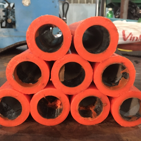 ống lăn silicon Ø50 x 450mm ( độ cứng 30 sol)